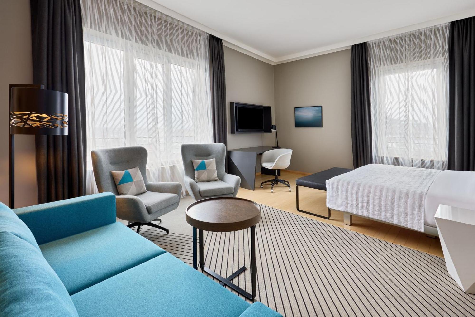 汉堡艾美酒店 外观 照片 A room at the hotel